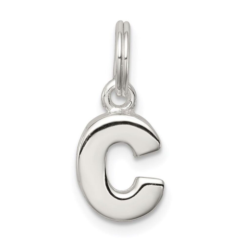 Kazi Luxury Sterling Silver Letter C Initial Charm - image 1